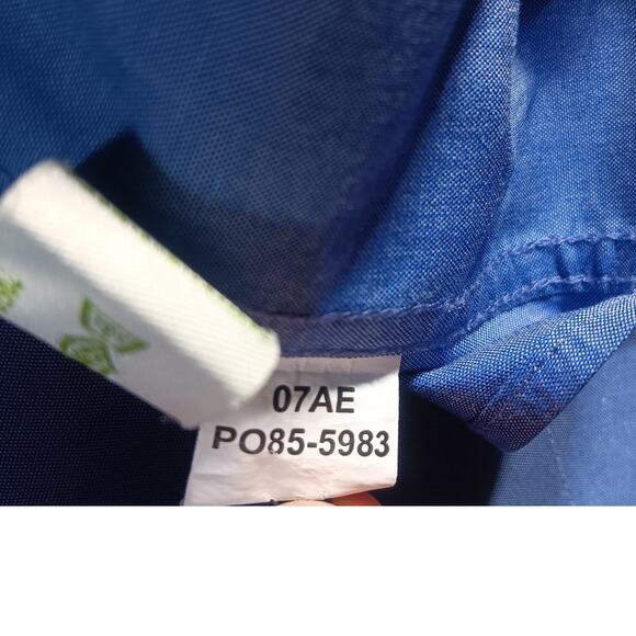 Orvis Women’s 20W Blue Wrinkle Free 100% Cotton Dress Shirt Classic Workwear - Picture 6 of 7